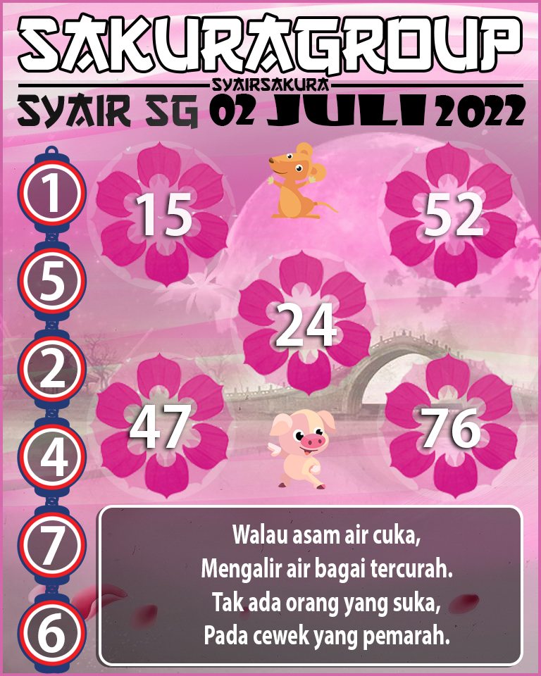 PREDIKSI SYAIR TOGEL SINGAPORE