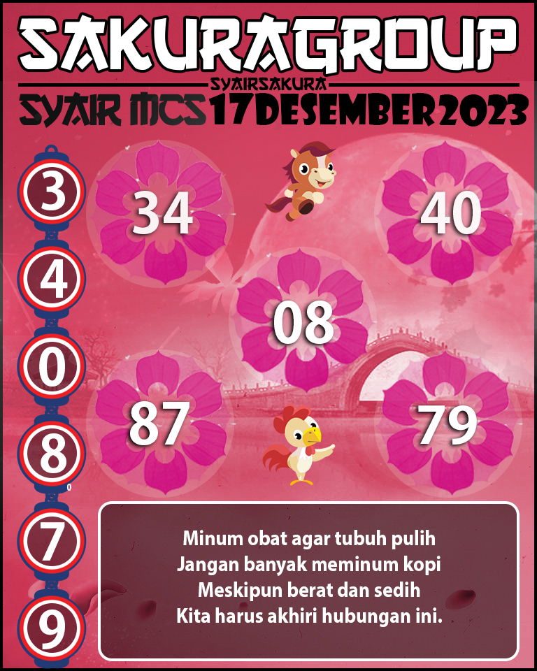 PREDIKSI SYAIR TOGEL MACAU SWEEP 17 DESEMBER 2023