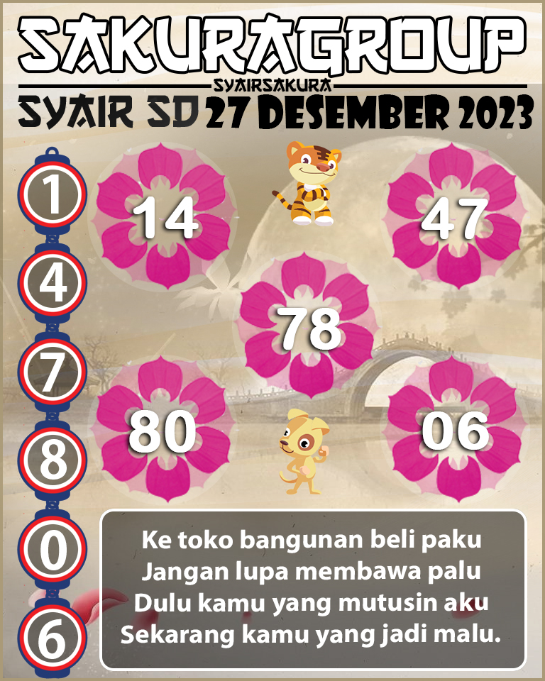 SYAIR SDY HARI INI 27 DESEMBER 2023