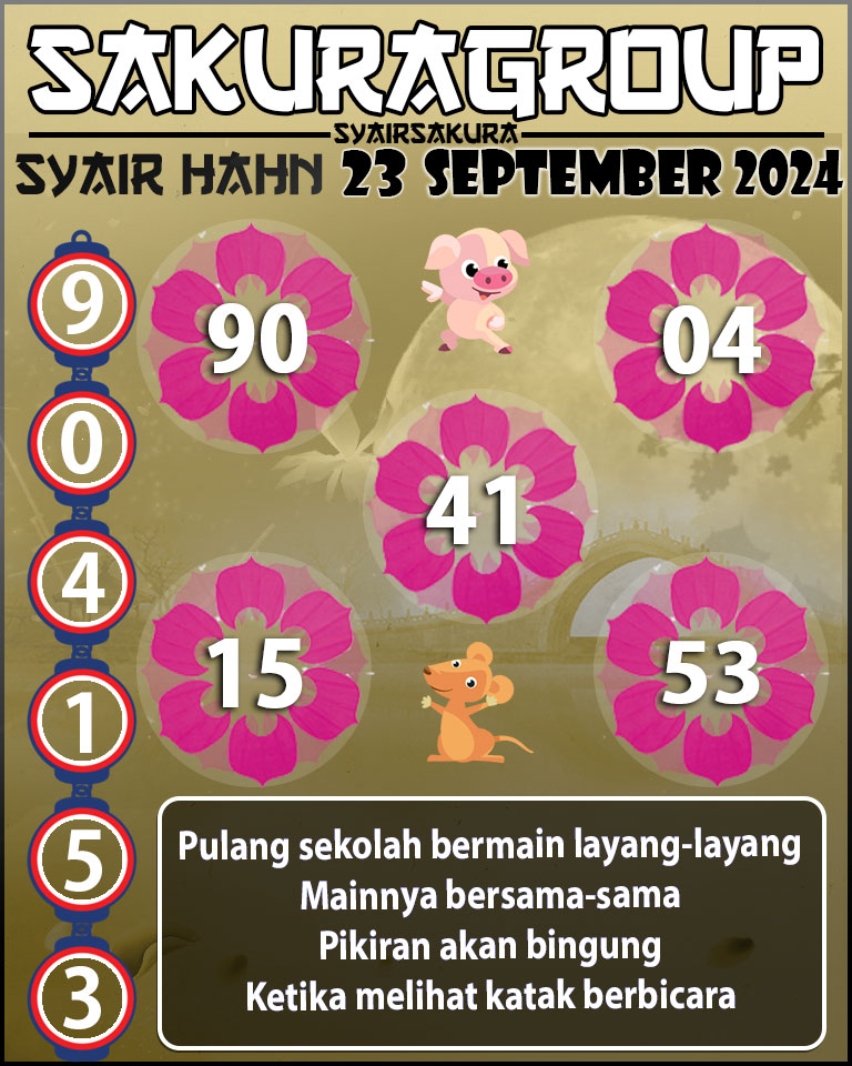 Prediksi SYAIR TOGEL HAHN