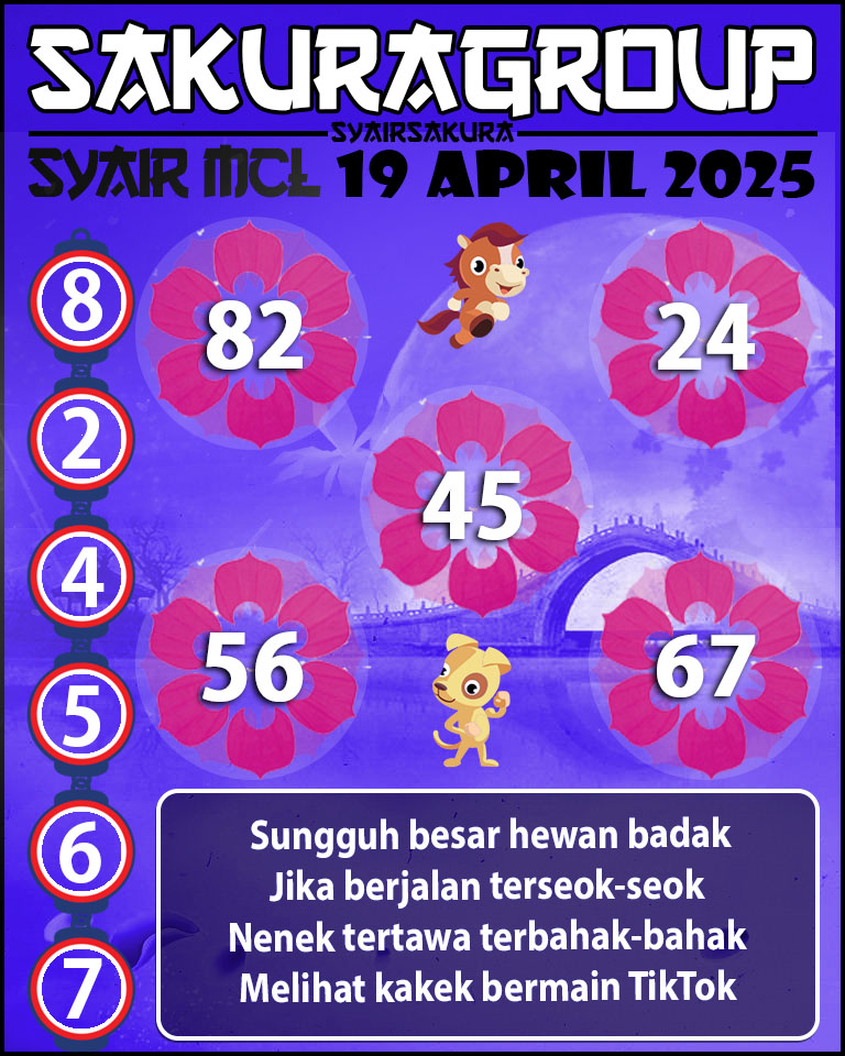 PREDIKSI SYAIR TOGEL MACAU LOTTERY 19 APRIL 2025