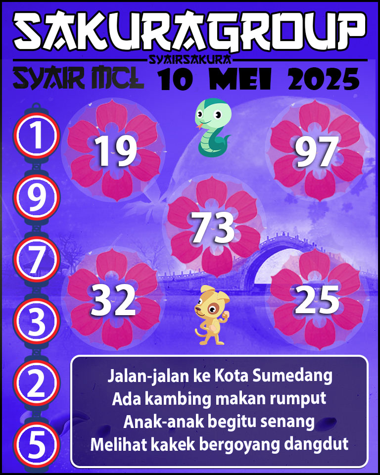 PREDIKSI SYAIR TOGEL MACAU LOTTERY 09 MEI 2025