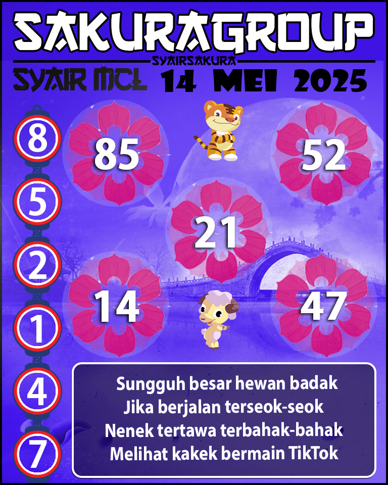 PREDIKSI SYAIR TOGEL MACAU LOTTERY 14 MEI 2025
