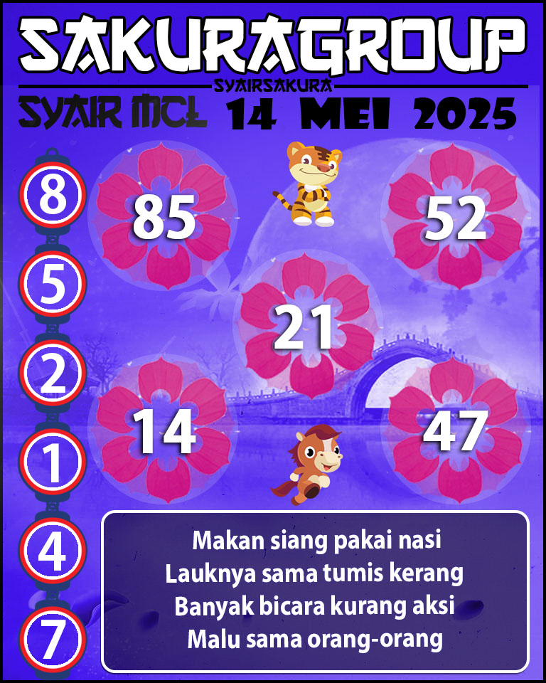 PREDIKSI SYAIR TOGEL MACAU LOTTERY 14 MEI 2025