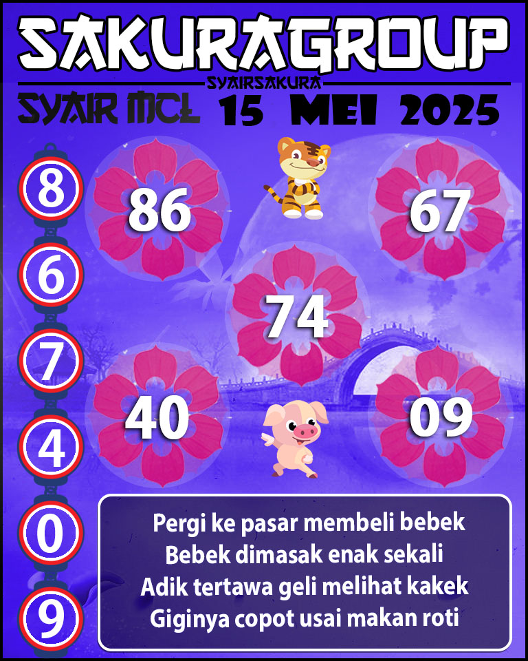 PREDIKSI SYAIR TOGEL MACAU LOTTERY 15MEI 2025