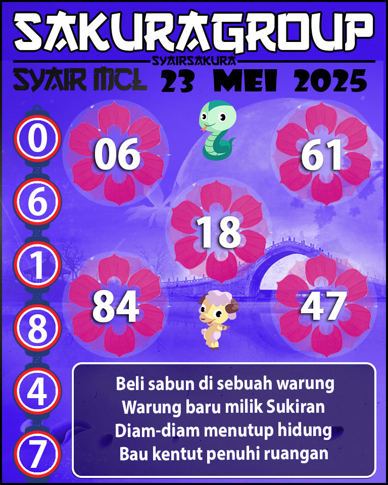 PREDIKSI SYAIR TOGEL MACAU LOTTERY 23 MEI 2025