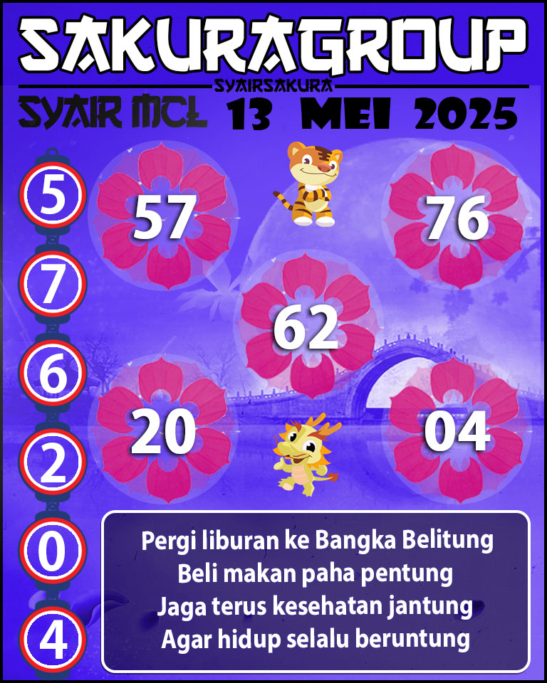 PREDIKSI SYAIR TOGEL MACAU LOTTERY 13 MEI 2025