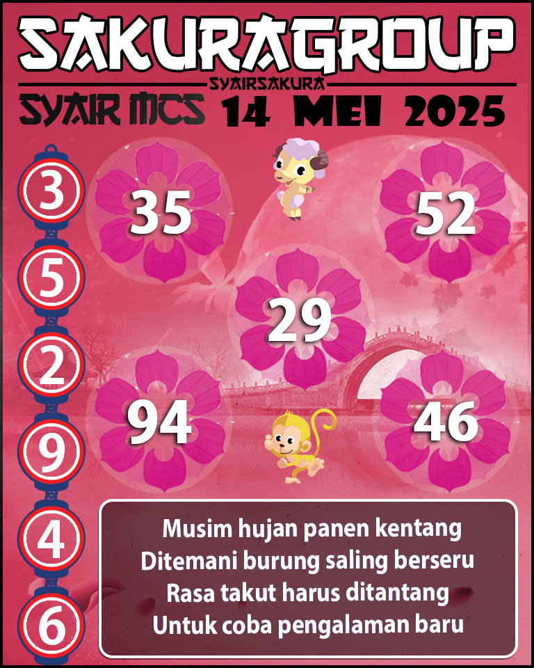 PREDIKSI SYAIR TOGEL MACAU SWEEP 14 MEI 2025