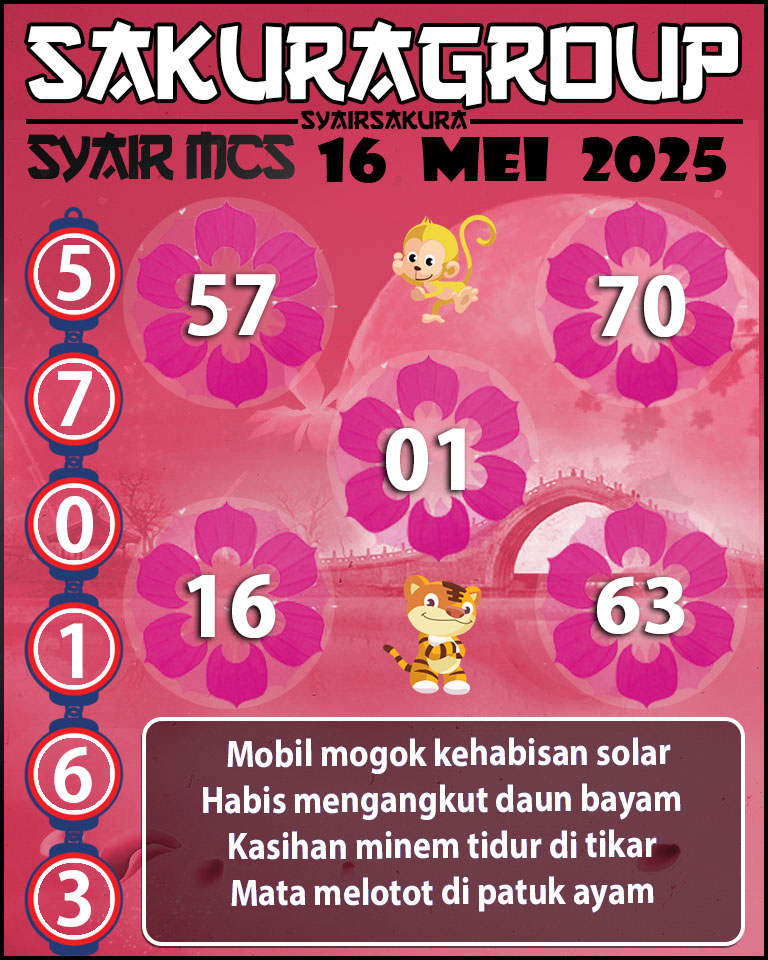PREDIKSI SYAIR TOGEL MACAU SWEEP 16 MEI 2025