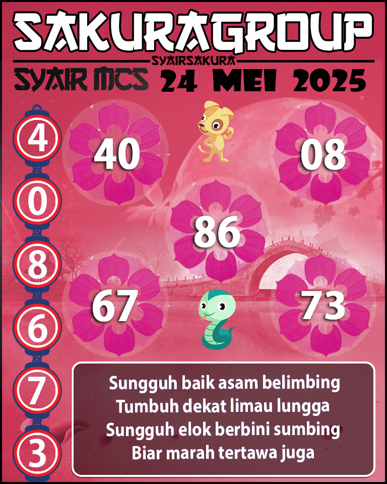 PREDIKSI SYAIR TOGEL MACAU SWEEP 24 MEI 2025