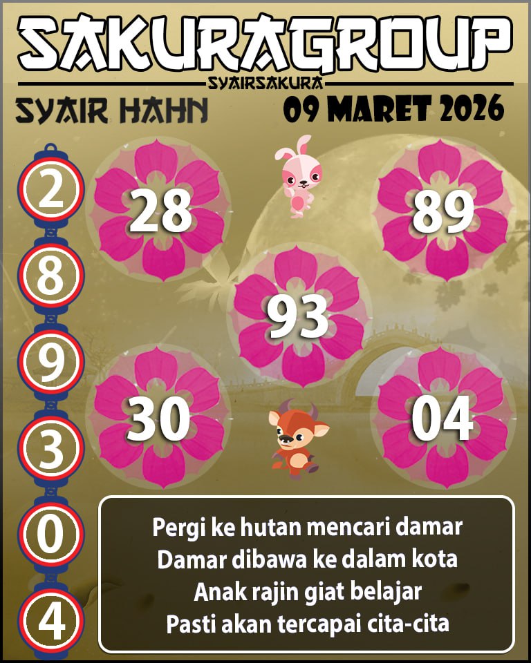 Prediksi SYAIR TOGEL HAHN