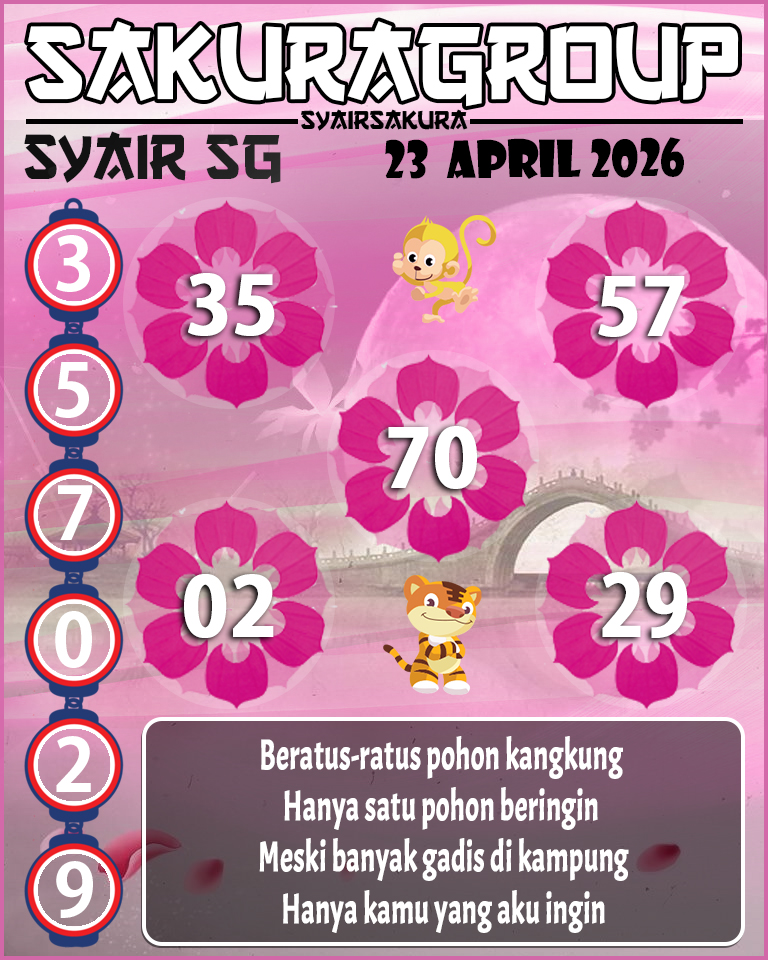 PREDIKSI SYAIR TOGEL SINGAPORE
