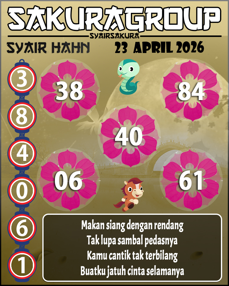 Prediksi SYAIR TOGEL HAHN