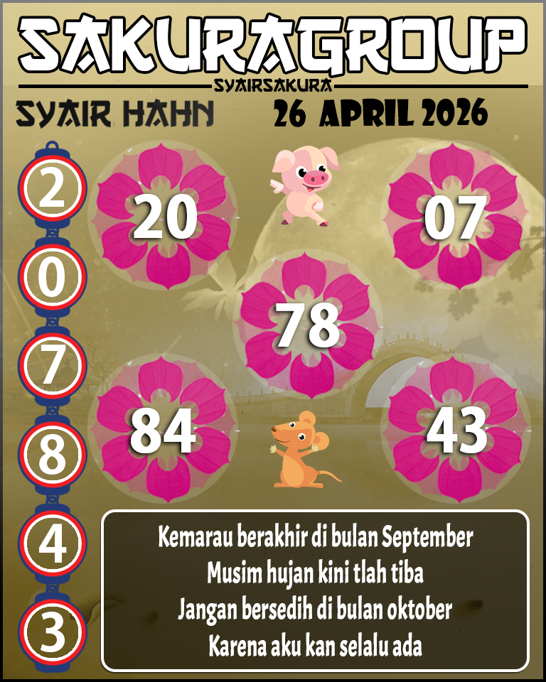 Prediksi SYAIR TOGEL HAHN