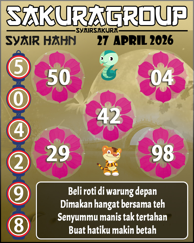 Prediksi SYAIR TOGEL HAHN