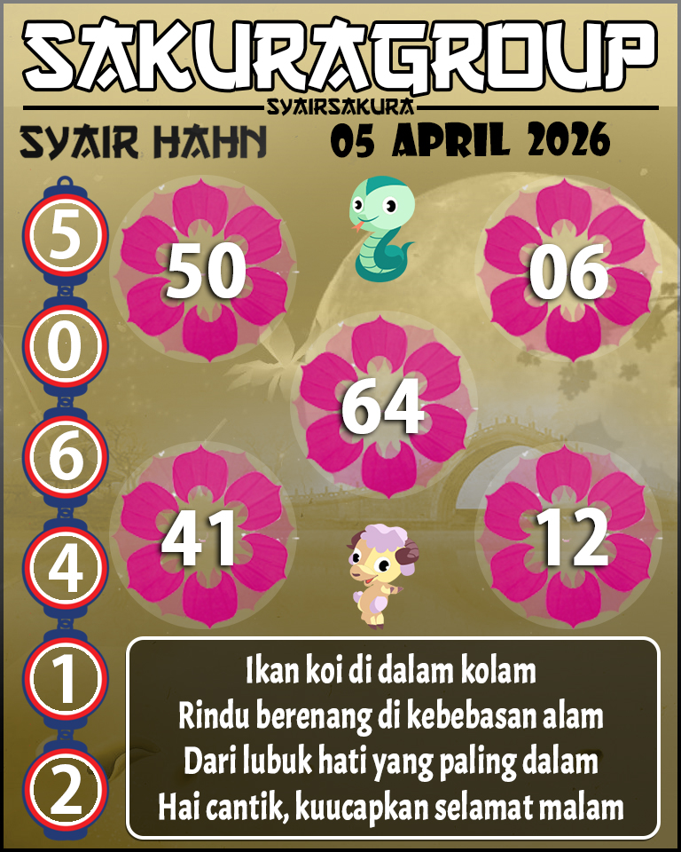 Prediksi SYAIR TOGEL HAHN